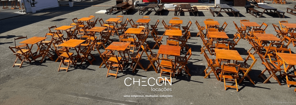 aluguel de móveis de madeira