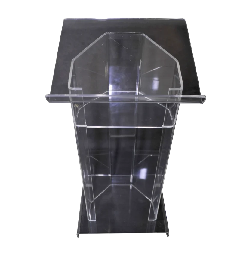 Pulpito em Acrilico H 1.02 L 0.68 P 0