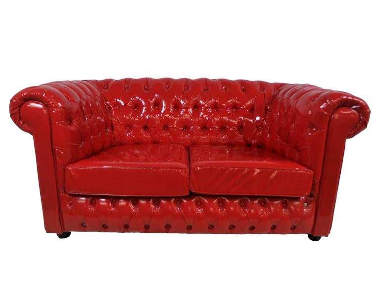 Sofá Chesterfield - 2 lugares H 0.75 L 1.62 P 0